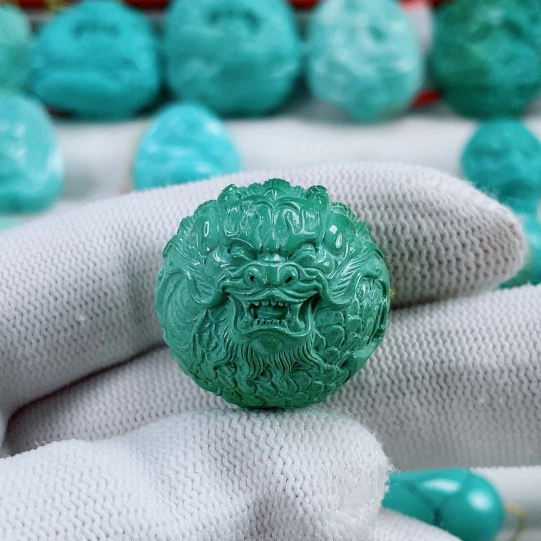 绿松石未镶嵌车挂