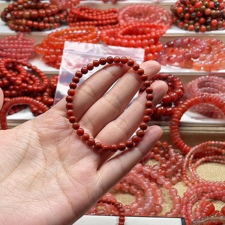 星***)南红玛瑙未镶嵌手链