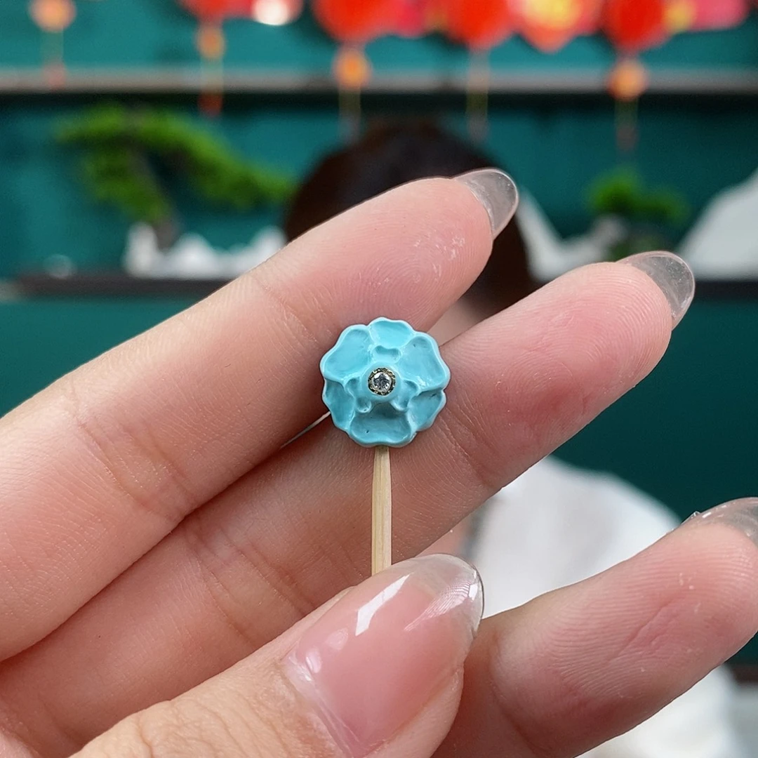 绿松石珠宝奇石未镶嵌