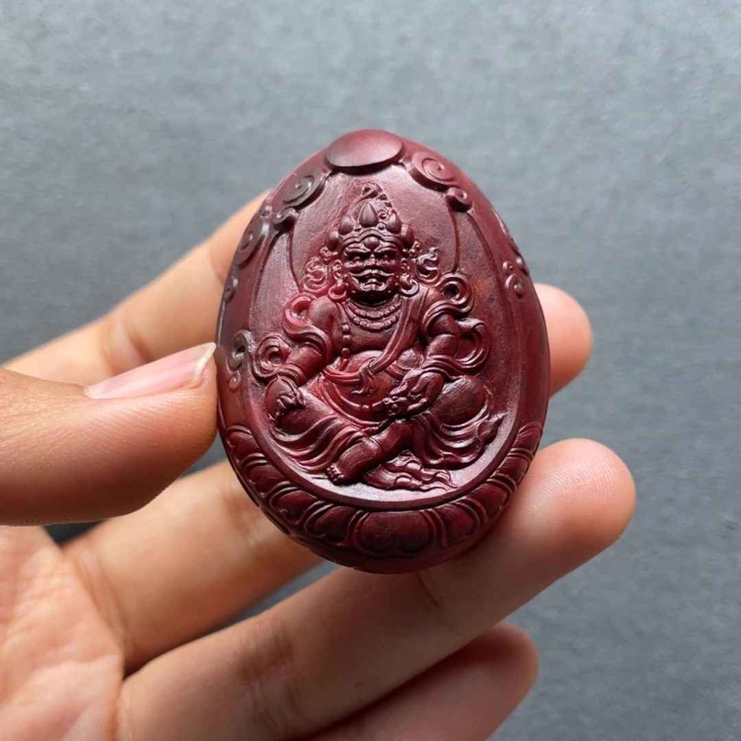 南红玛瑙配饰未镶嵌黄财神