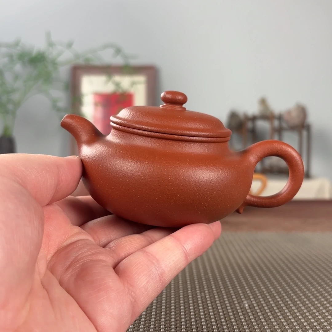 三***石紫砂茶壶黄龙山原矿紫砂壶