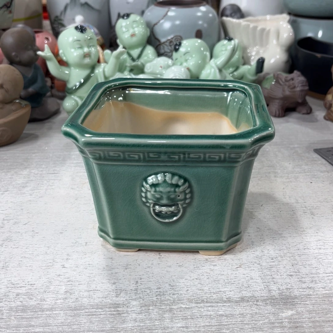 陶瓷绿植多肉微瑕花盆口径13*9.5