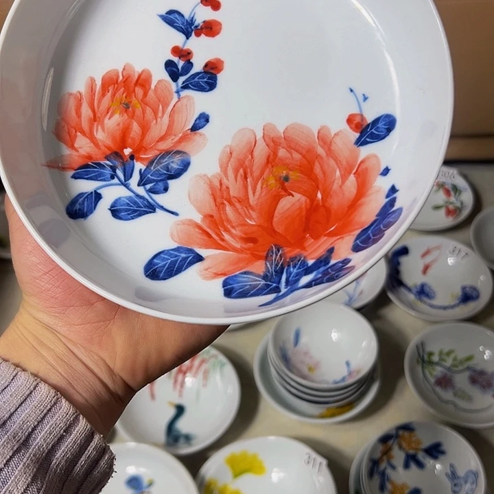 瓷景德镇纯手工手绘陶瓷