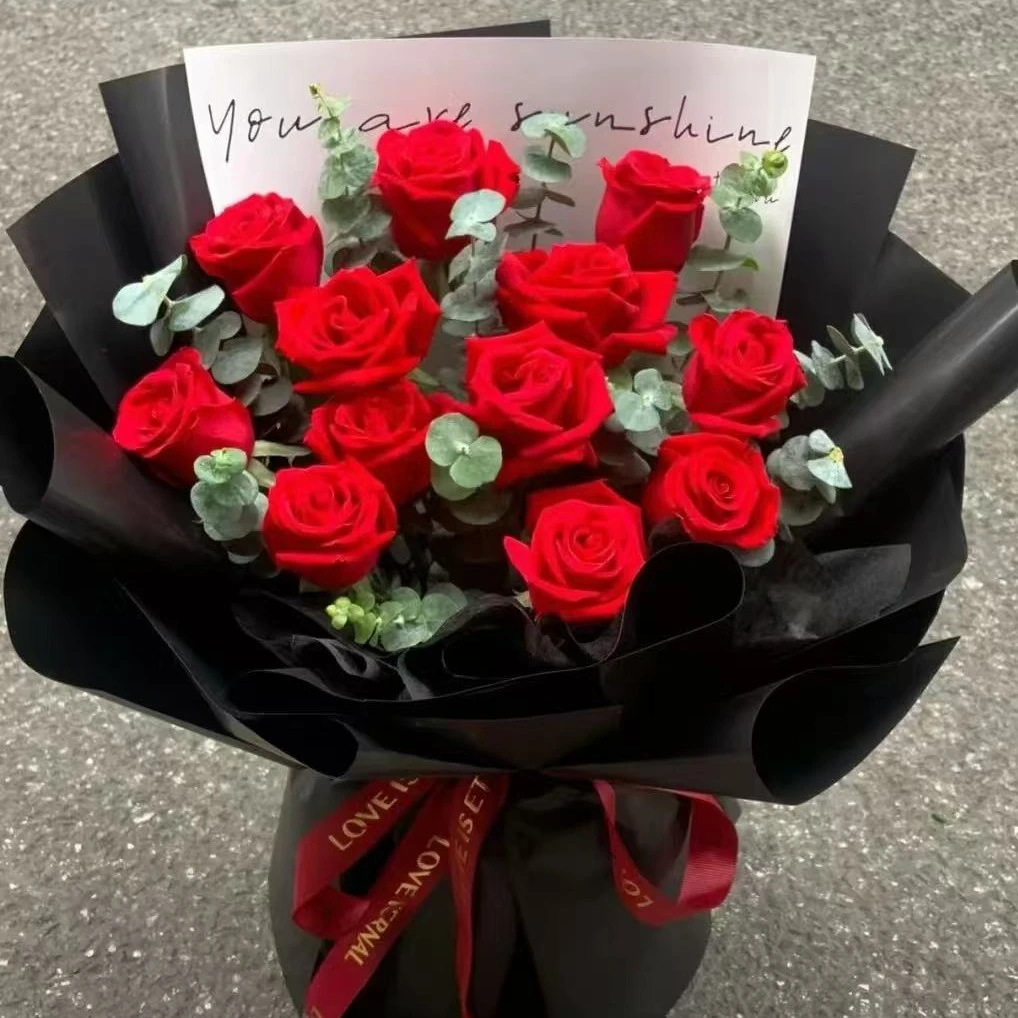 11朵经典红玫瑰，爱的表达，一心一意