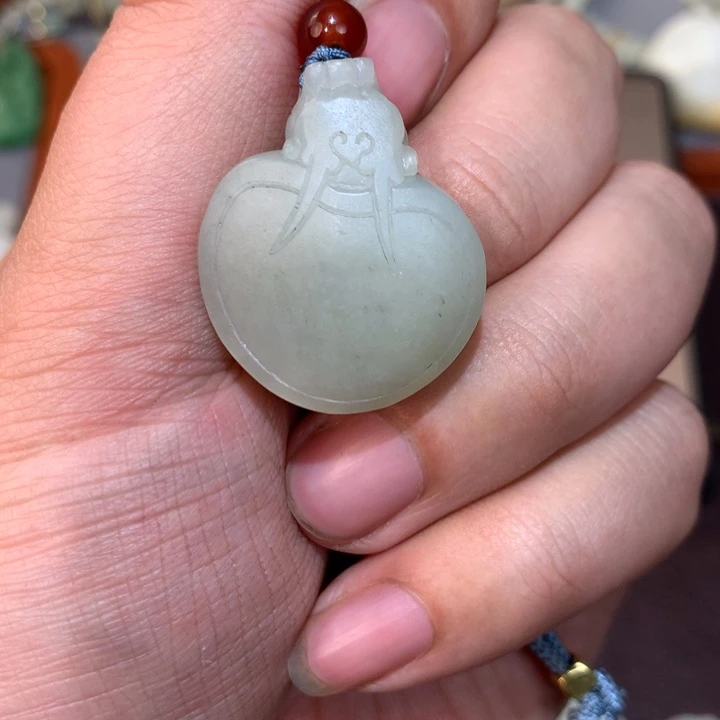 和田玉颈饰未镶嵌玥**高