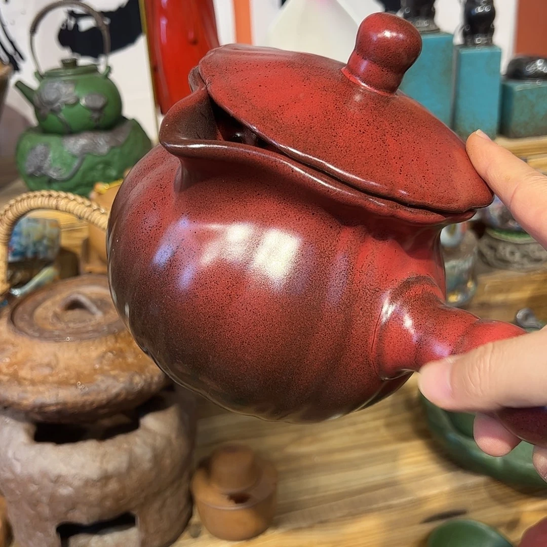 可以养的粗陶原矿老岩泥茶器