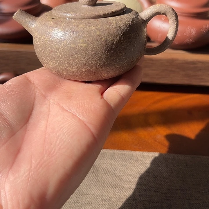 茶壶紫砂全手工8黄降坡高温