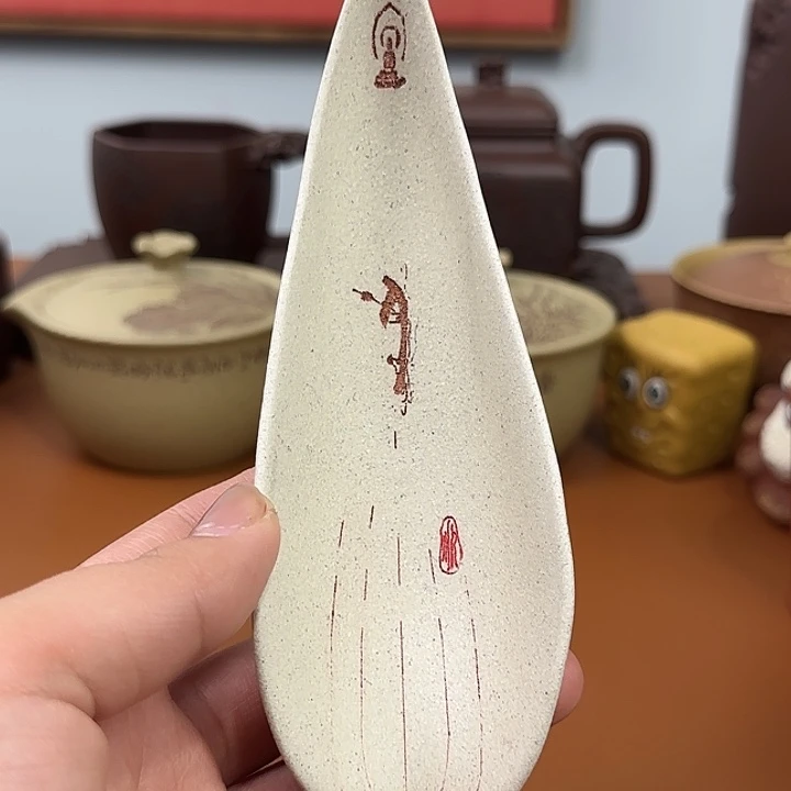 宜兴紫砂茶则香插
