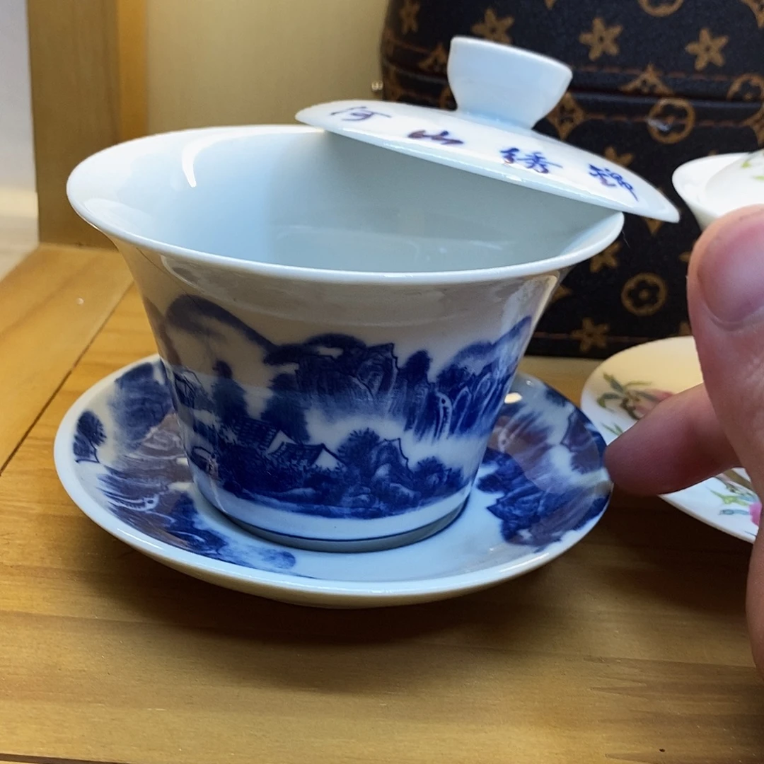 盖碗里的水煮开后放