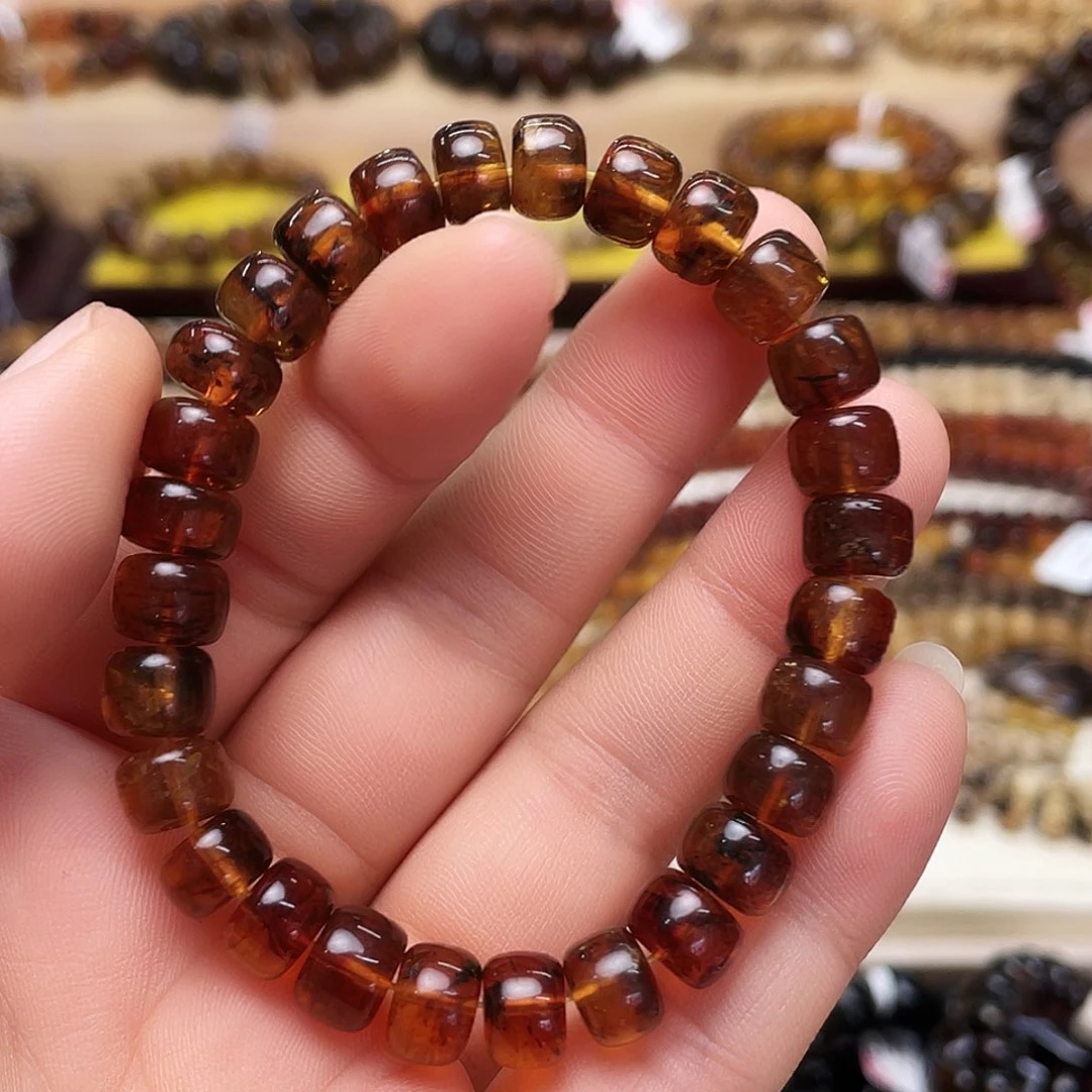 真***4未镶嵌琥珀裸石八