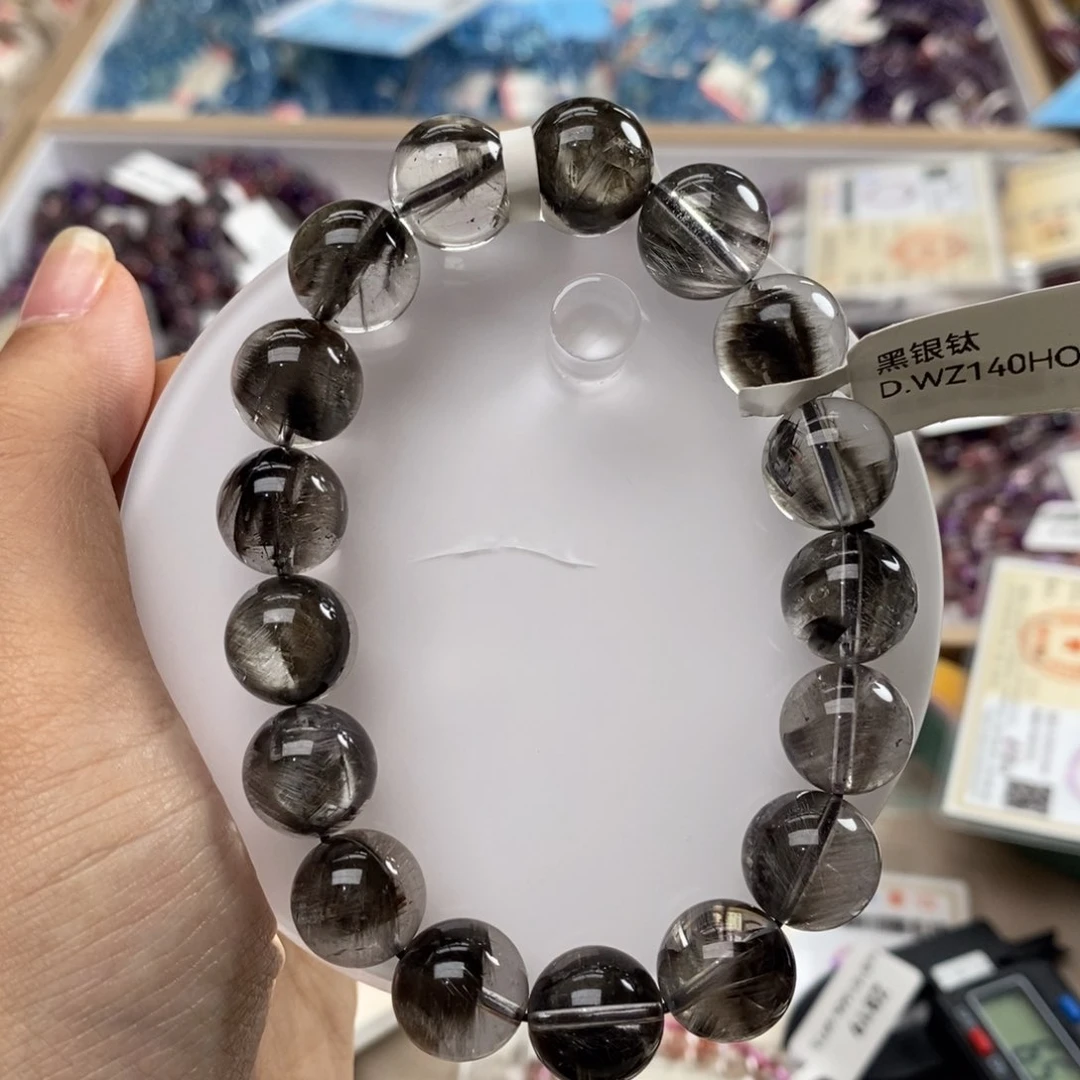 未镶嵌手链水晶Z693卡12➕黑银钛