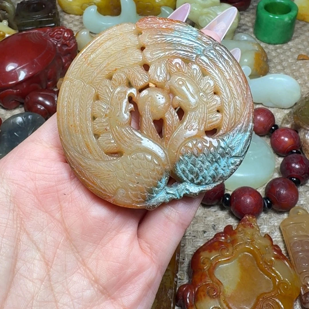 白玉菩提吊坠挂件