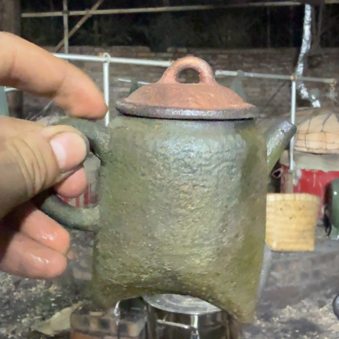 草***缘全手工制作微瑕正把壶