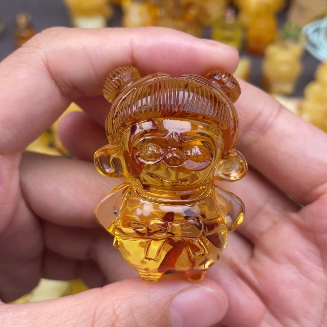 裸石琥珀未镶嵌蜜蜡