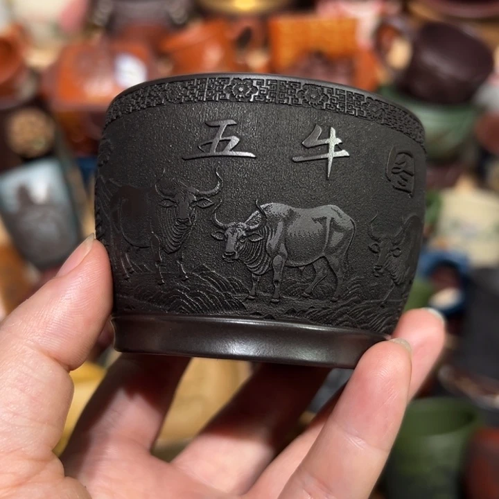 茶杯紫砂宜兴紫砂主人杯