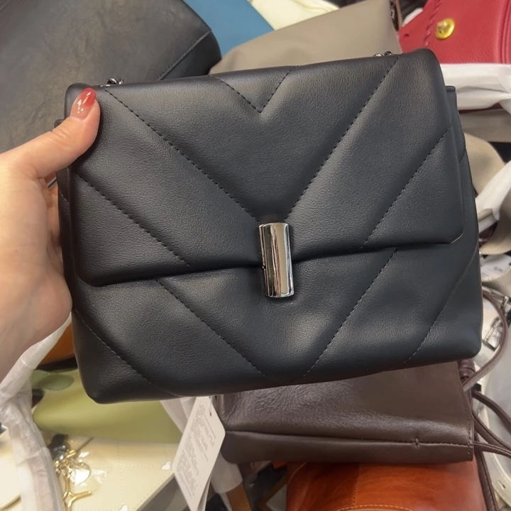 蚕丝牛皮22.5可单肩斜挎