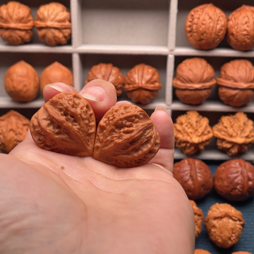 把件文玩核桃小***つ红桃♥️