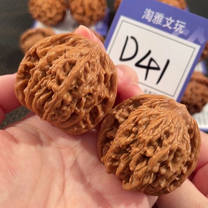 把件文玩核桃D41虎头44