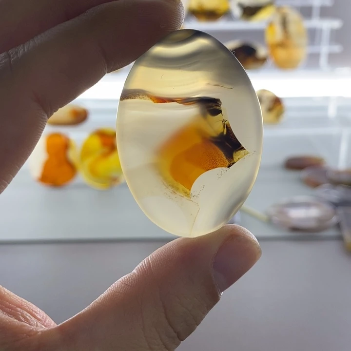玛瑙/玉髓合金颈饰