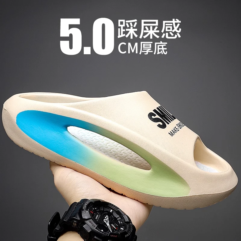 ABC MINO男童拖鞋夏季2025新款室内软底儿童一字拖男孩踩屎感凉拖