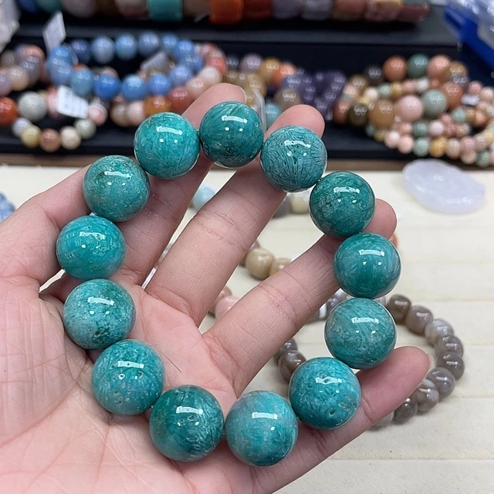 未镶嵌手串硅化珊瑚（珊瑚玉）胖**?103