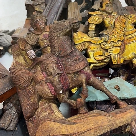 香榧木b****鸟一个孤品木雕40