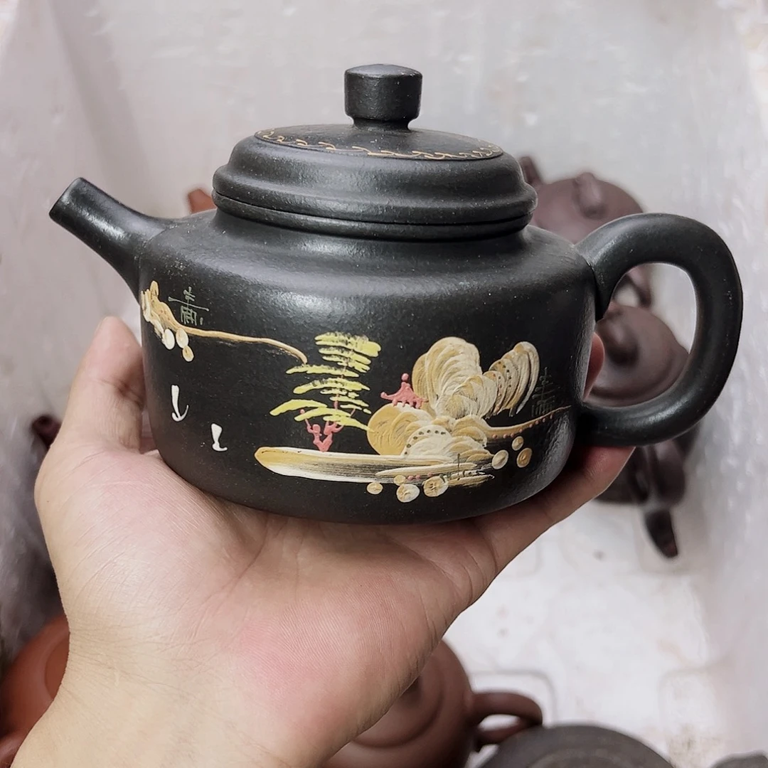 茶壶紫砂宜兴原矿紫砂壶450毫升3