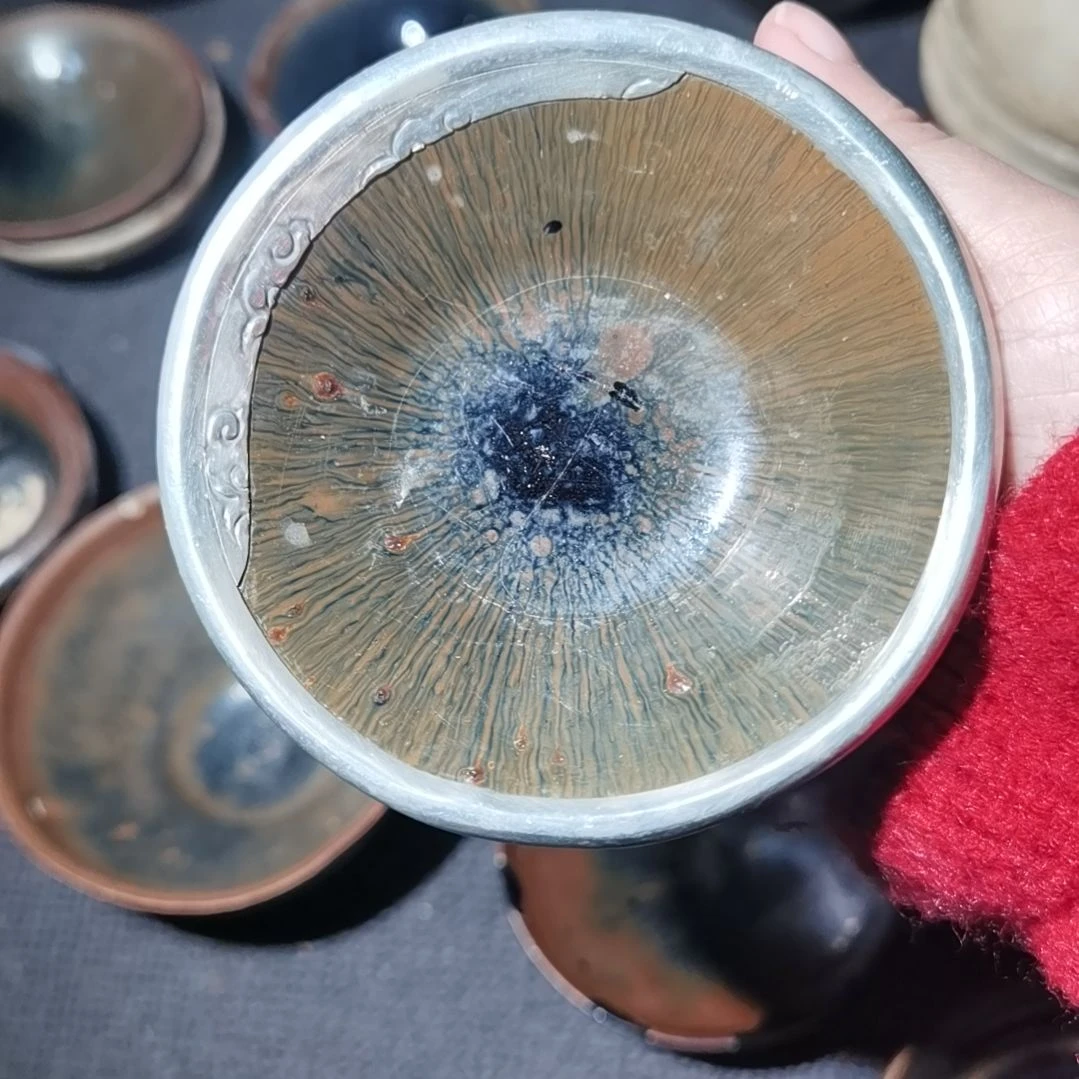 茶盏建盏茶杯可以喝茶