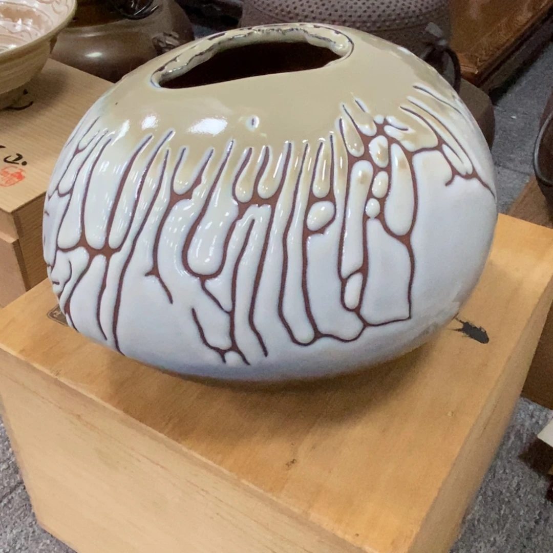 陶瓷鬼秋有原盒就一只