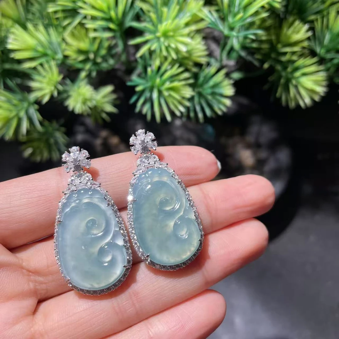 【玉经纶】20594/Q104-天然A货翡翠如意吊坠-多样性发其一24/11/2