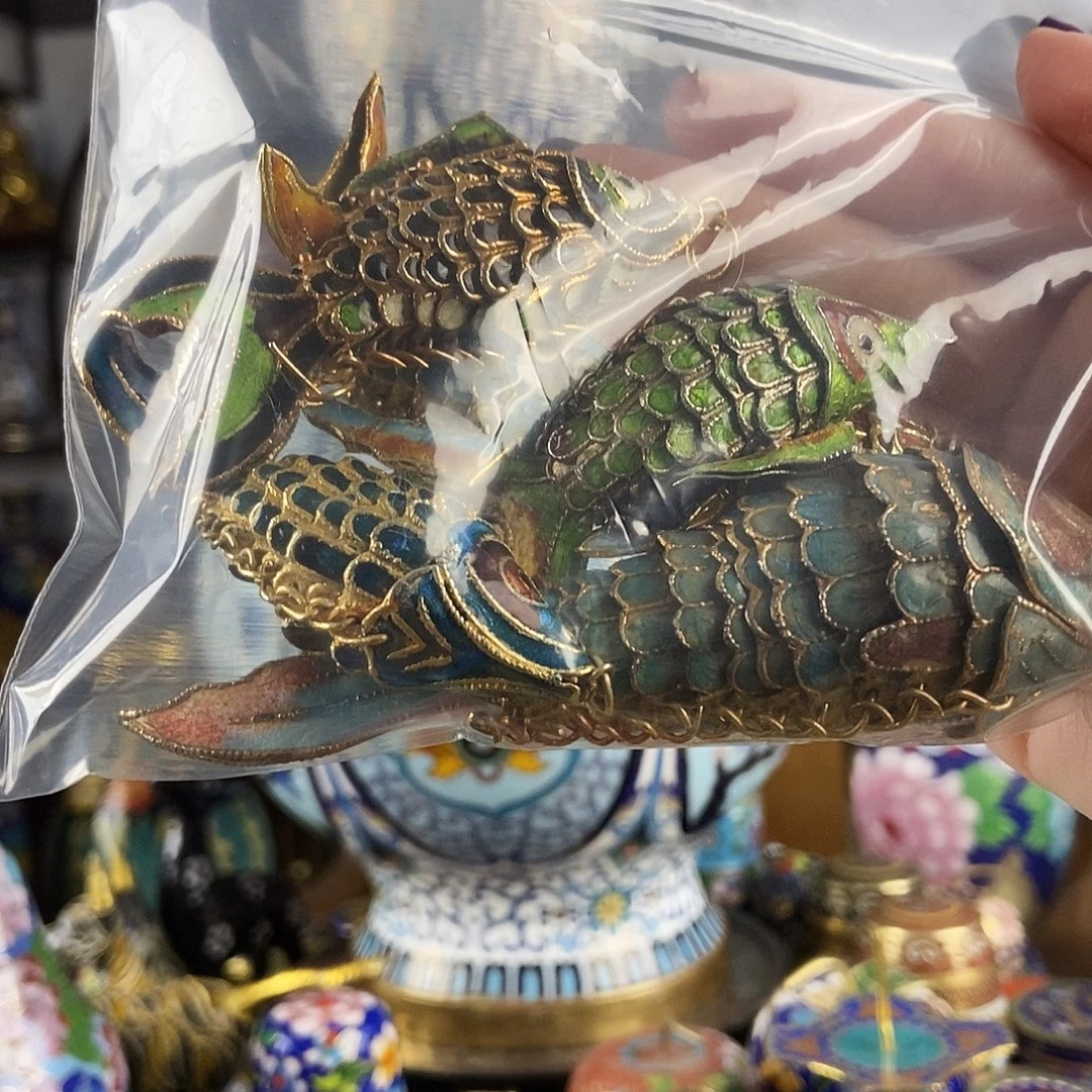 錦***钰铜六只活结鱼（包括送一个）