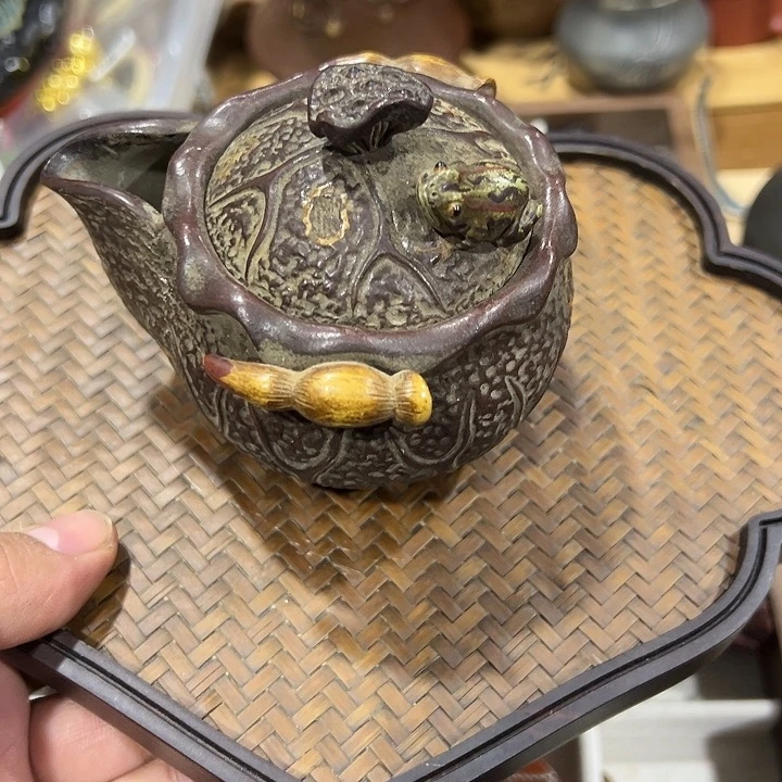 紫砂盖碗紫砂中古回流好物