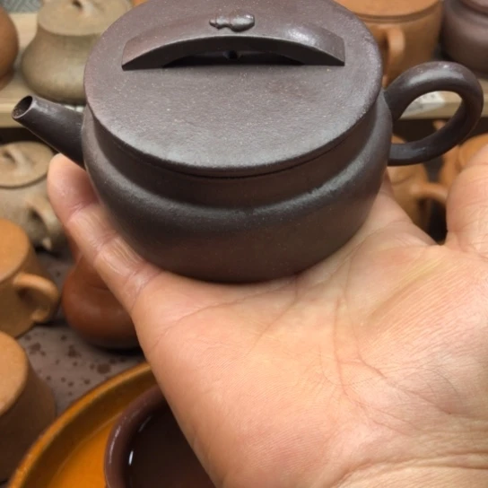 紫砂茶壶天青泥汗瓦160豪升左右