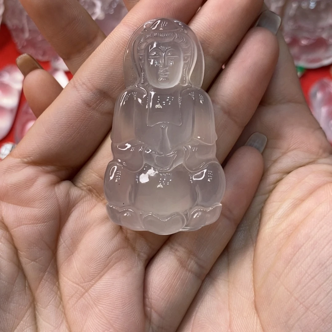石英质玉未镶嵌吊坠