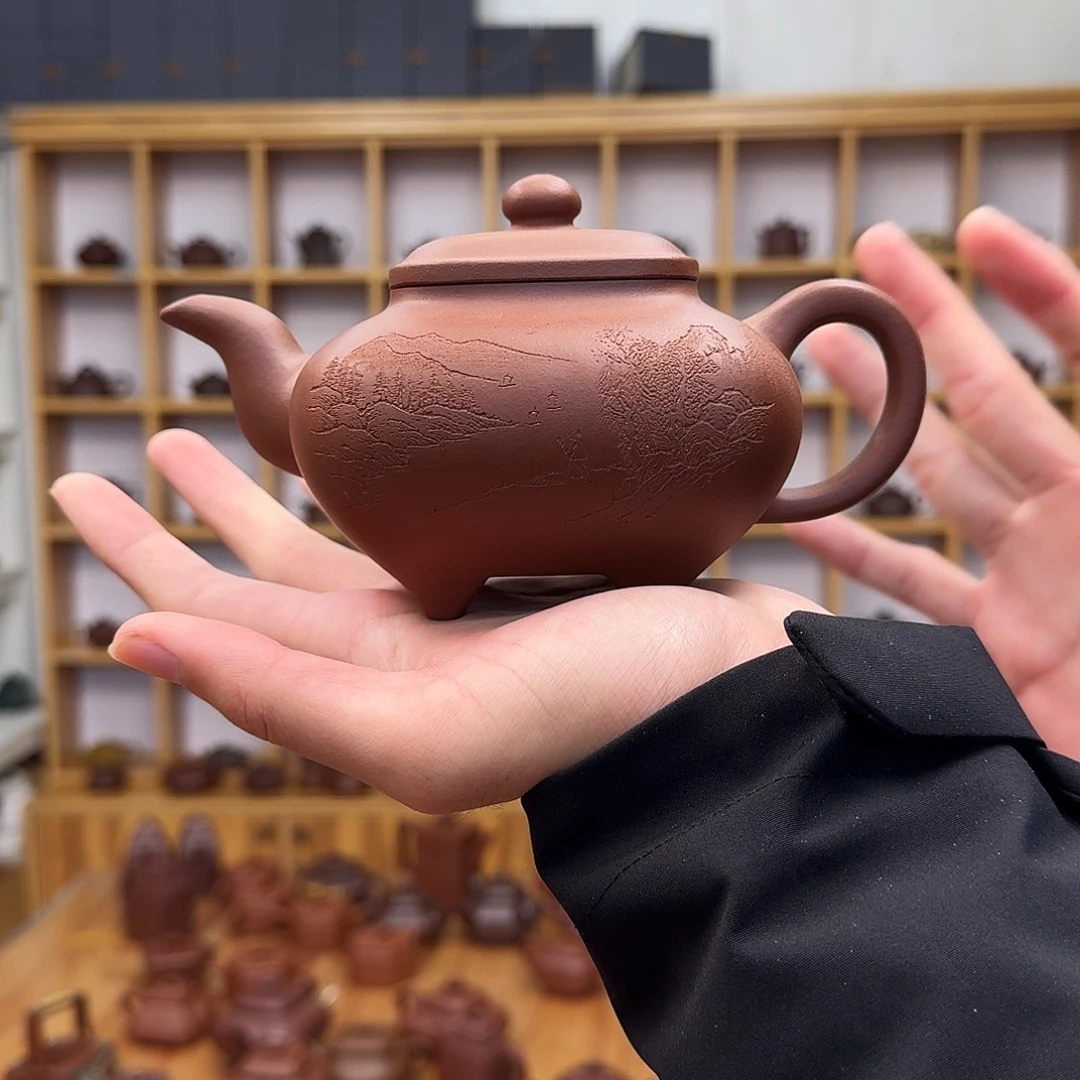 紫砂茶壶传炉450cc