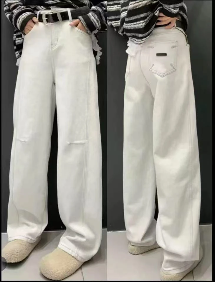 侧线弯刀牛仔裤（尺码偏大春款拍小一码）