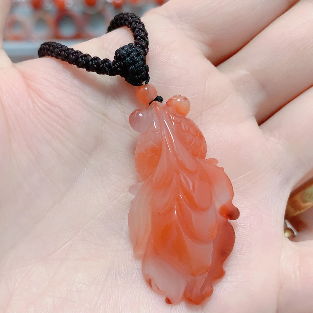 南红玛瑙吊坠(不含链)未镶嵌