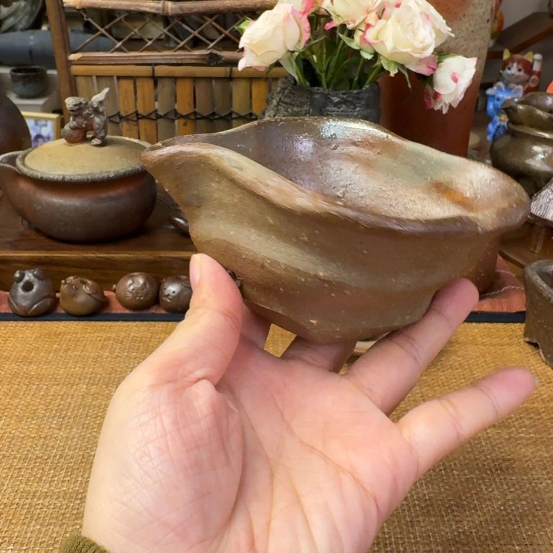 末石泰节备前烧典藏版公道杯福利一口价