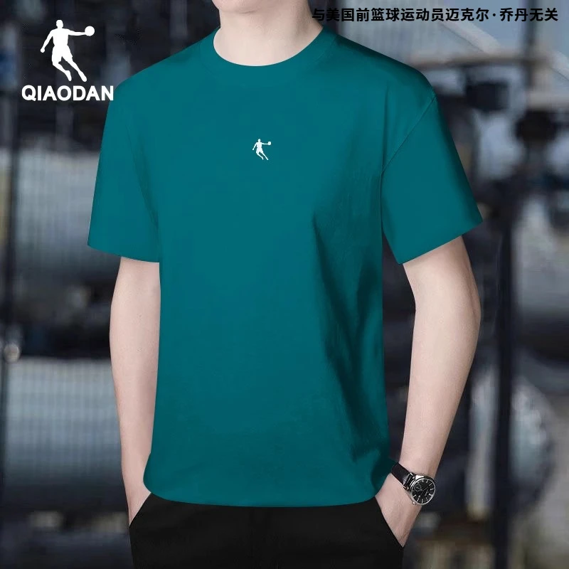 乔丹短袖t恤男2025夏季新款官方旗舰半袖健身房训练服宽松体恤男