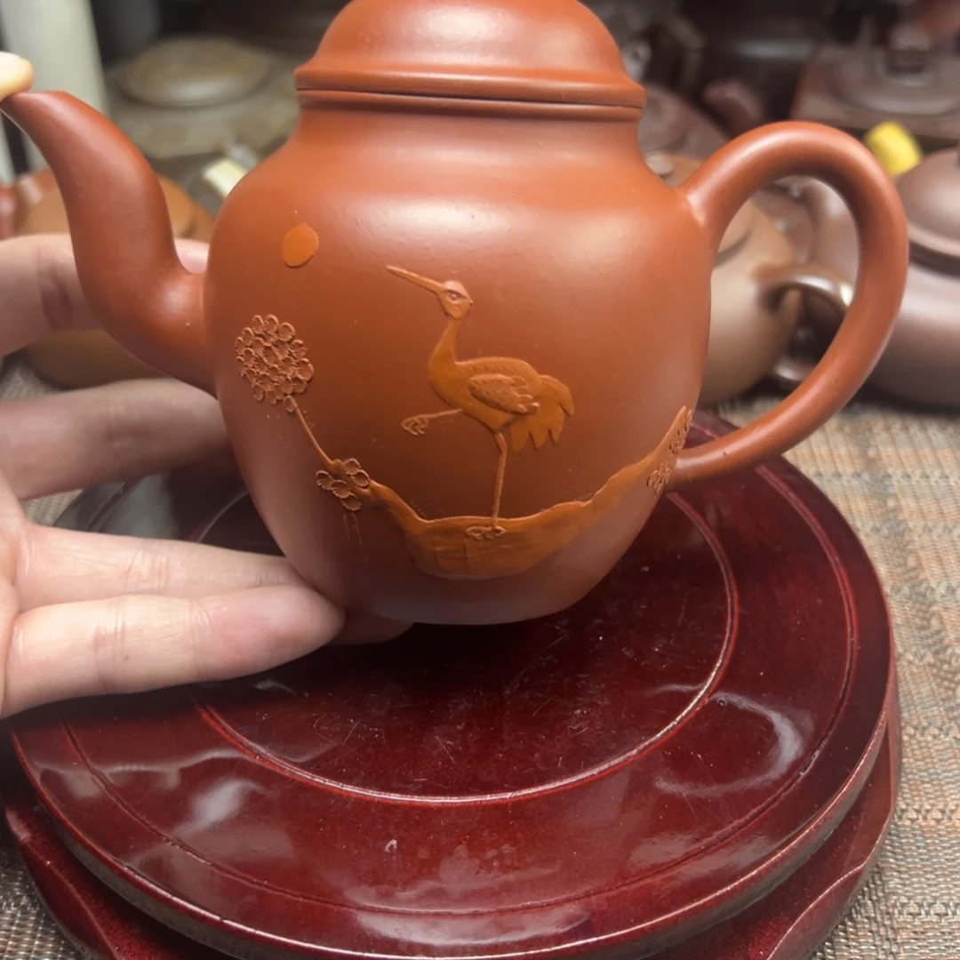 紫砂茶壶宜兴原矿紫砂壶350毫升容量