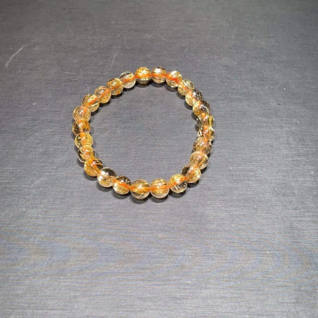 阿***娜未镶嵌手串水晶金钛晶