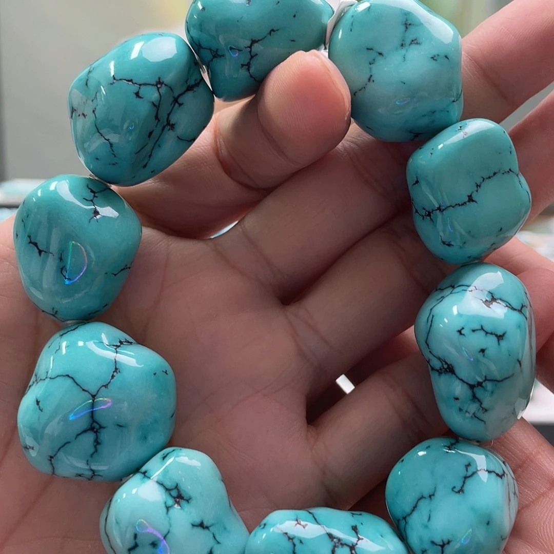 未镶嵌绿松石珠宝奇石