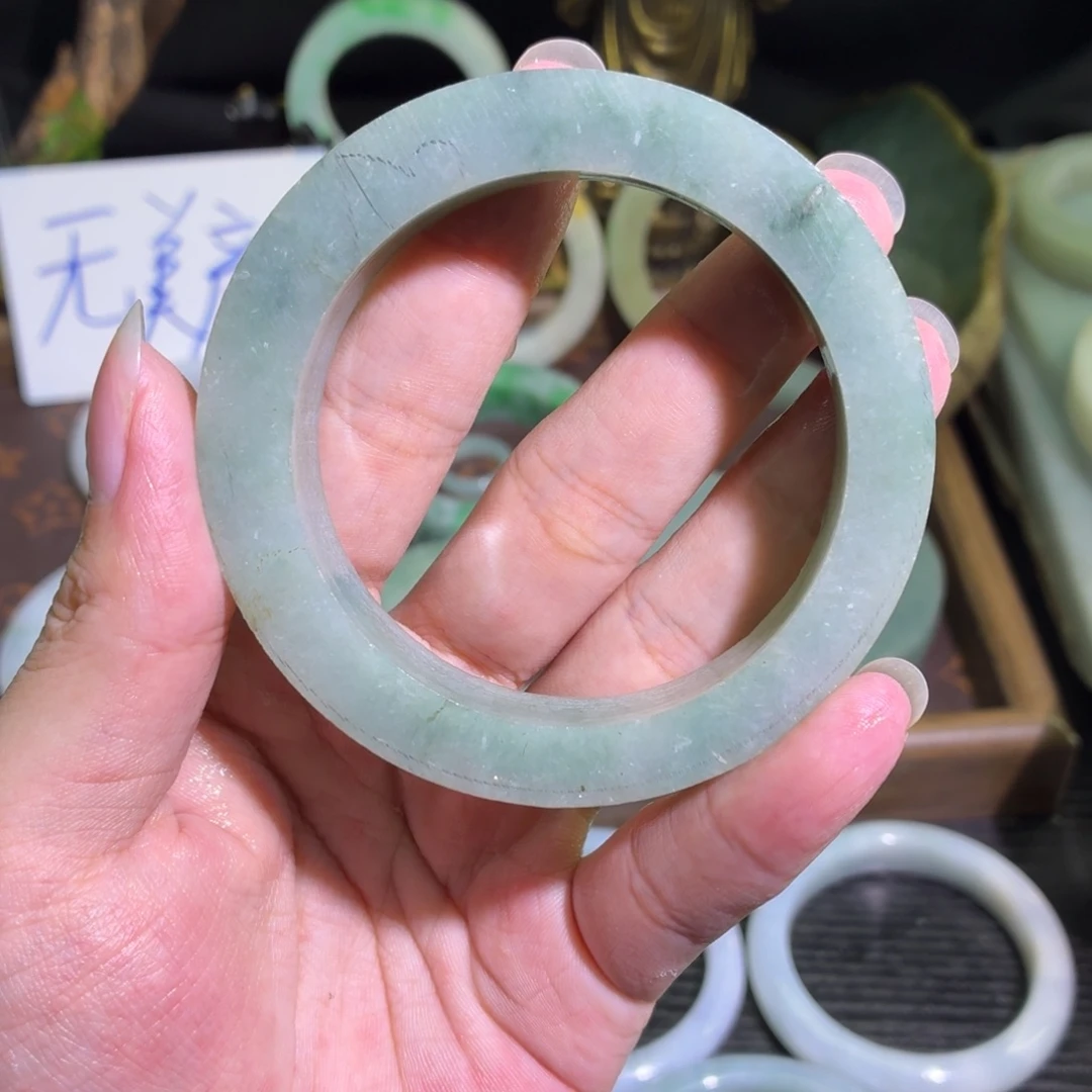 定制翡翠未镶嵌缅甸翡翠A货手镯毛胚定制