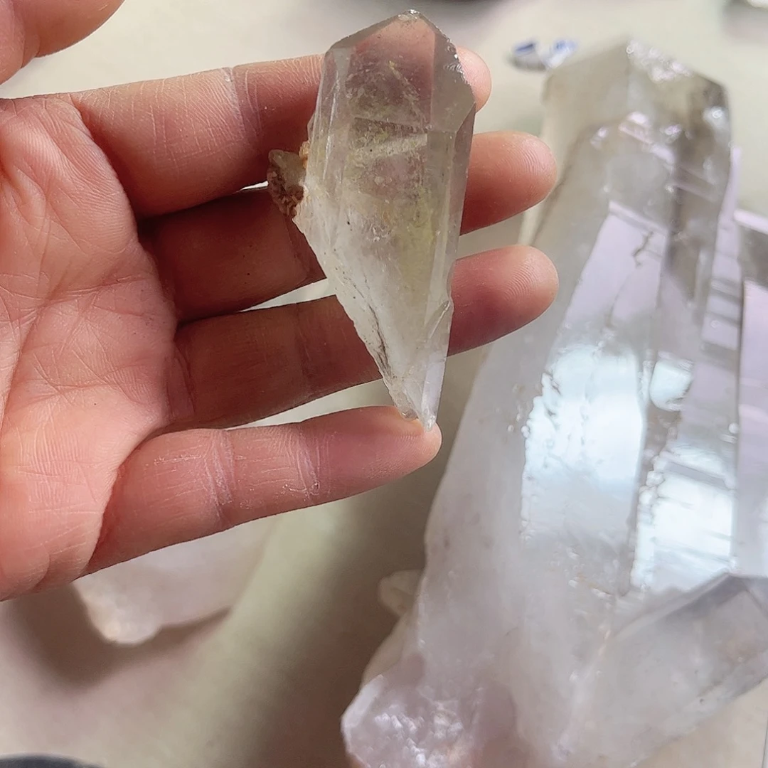 水晶天然水晶原石未镶嵌品****生