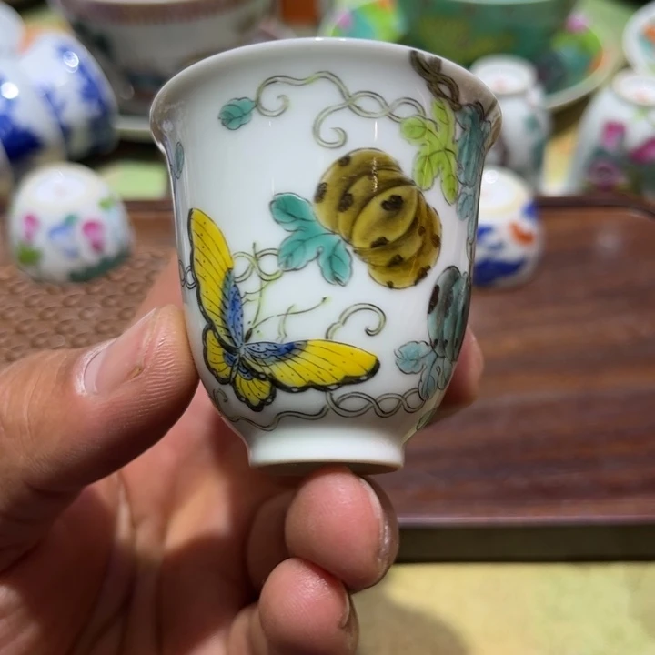 纯手绘精品盖碗杯