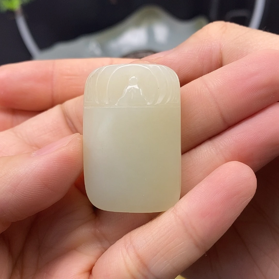 和田玉未镶嵌颈饰8