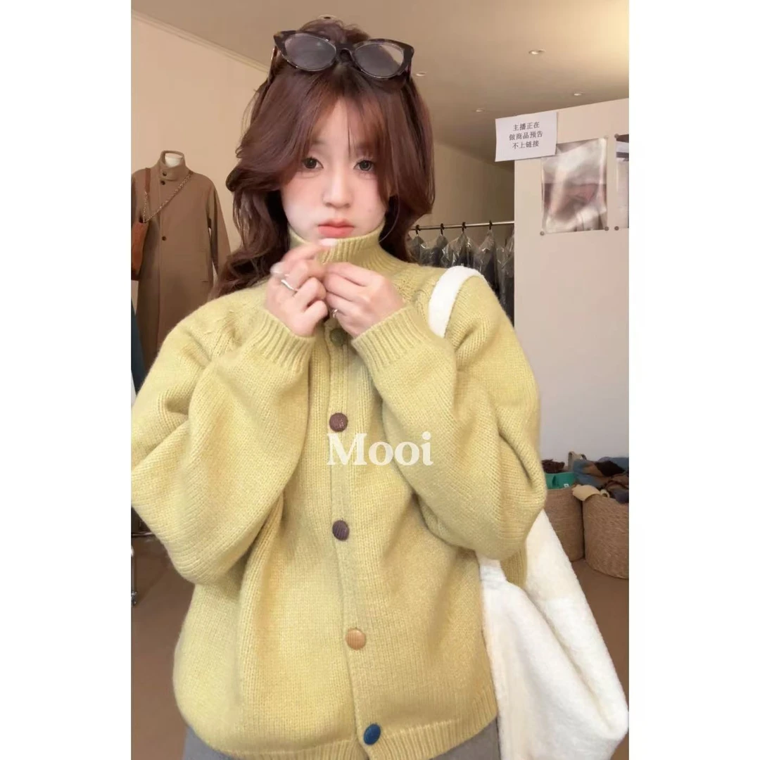 【mooi】'魔法森林'秋冬新款韩版ins风小众设计感毛衣