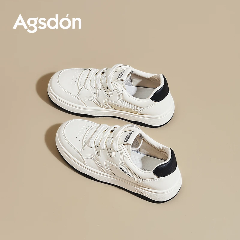 Y奥古狮登厚底小白鞋女2025新款秋季高级感百搭休闲运动白色板鞋Y