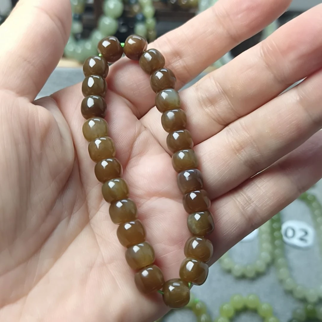 手链未镶嵌和田玉（糖玉）