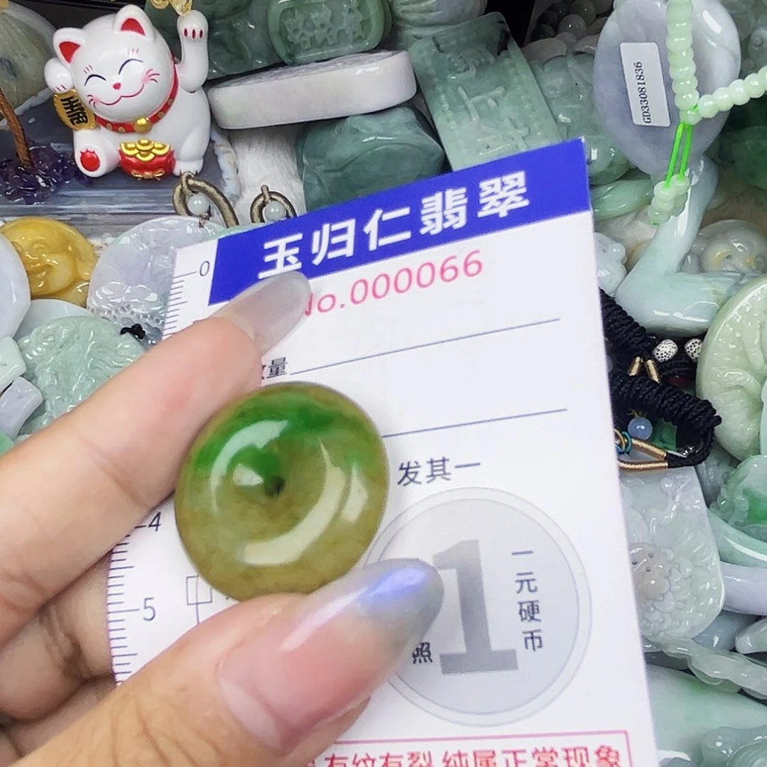 翡翠未镶嵌吊坠(不含链)111